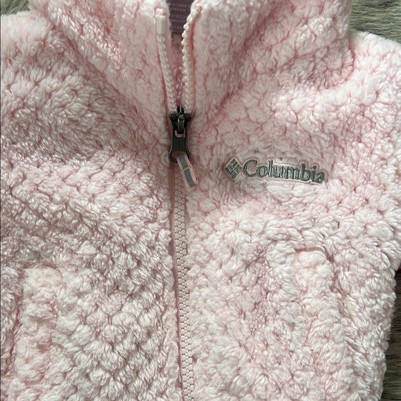 Columbia Pink Fleece Baby Jacket - Picture 2 of 3